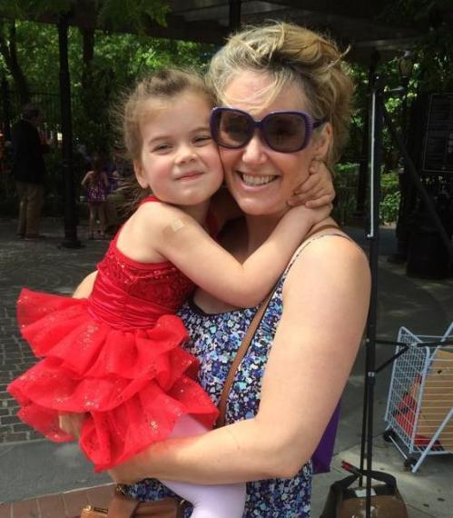 Maya at her ballet performance, 2014